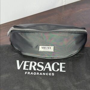 Versace Fragrances Men’s Toiletry Pouch Black
